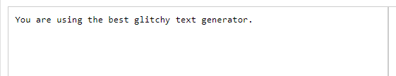 glitch Text Generator toll by the fancy text best tool