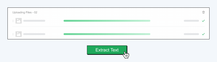 Click Extract Text button