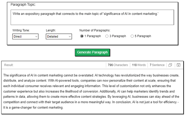 Expository Paragraph Writing