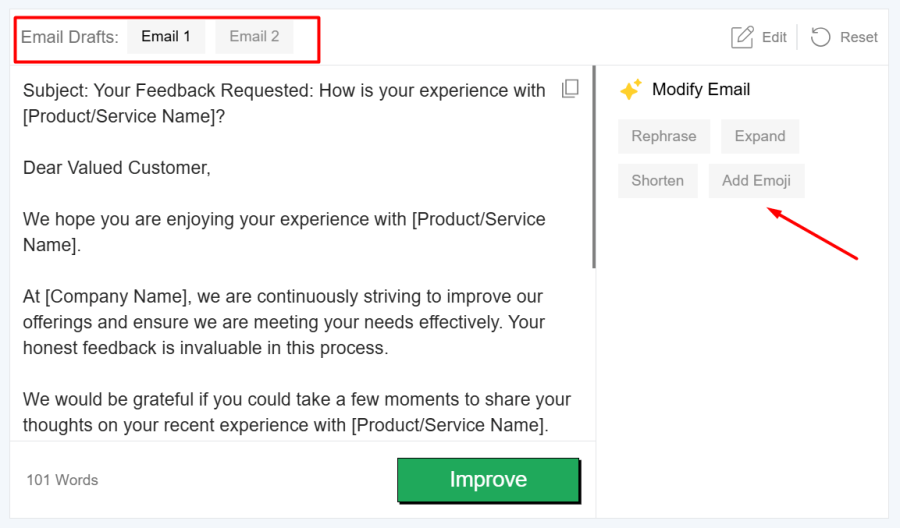 Editpsd's Email Writer